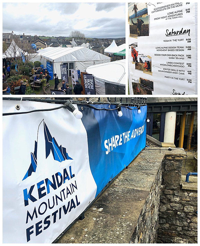 Banners for Kendal Mountain Festival